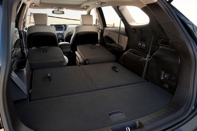 The seven-passenger has a larger cargo area. The seven-passenger has a larger cargo area.