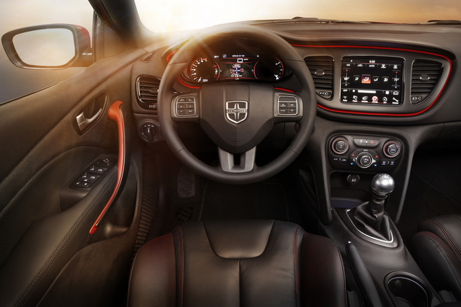 Leather seats are also standard Leather seats are also standard