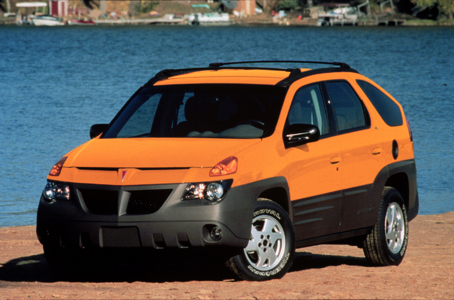 O Pontiac Aztek figura regularmente nas listas de carros mais feios