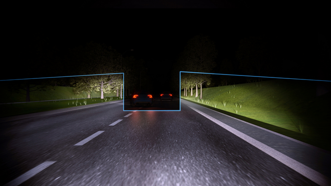 Le système s'appelle Active High Beam Control Le système s'appelle Active High Beam Control