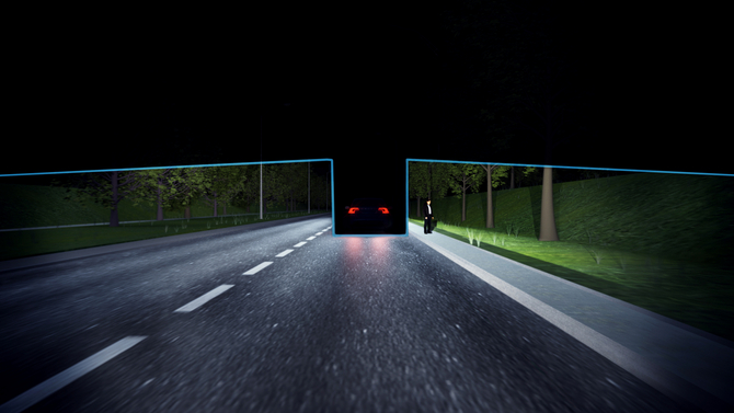 Cette technologie, opérationnelle à faible allure à partir de 15 km/h Cette technologie, opérationnelle à faible allure à partir de 15 km/h