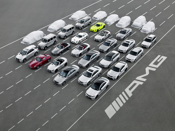 A AMG alinha todos os seus carros A AMG alinha todos os seus carros