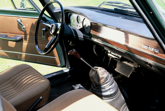 O interior era espartano, mas tinha estilo e era prático O interior era espartano, mas tinha estilo e era prático
