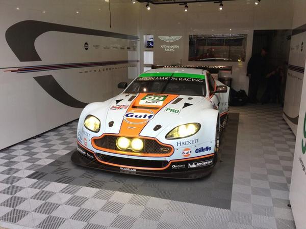 A Aston Martin vai competir com trẽs carros na classe GTE-Pro e dois na classe GTE-Am A Aston Martin vai competir com trẽs carros na classe GTE-Pro e dois na classe GTE-Am