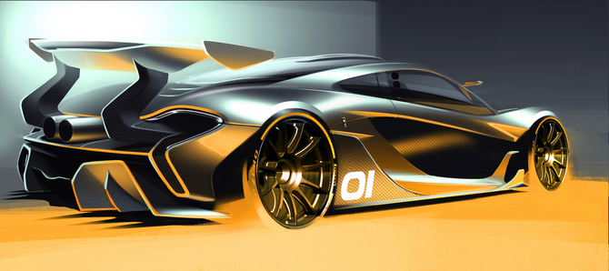 Vorschau des McLaren P1 GTR Design-Konzepts Vorschau des McLaren P1 GTR Design-Konzepts