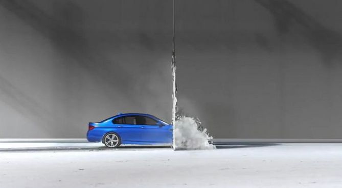 BMW M5 à velocidade de uma bala BMW M5 à velocidade de uma bala