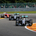 O dia ficou marcado pela colisão entre os dois Mercedes na segunda volta