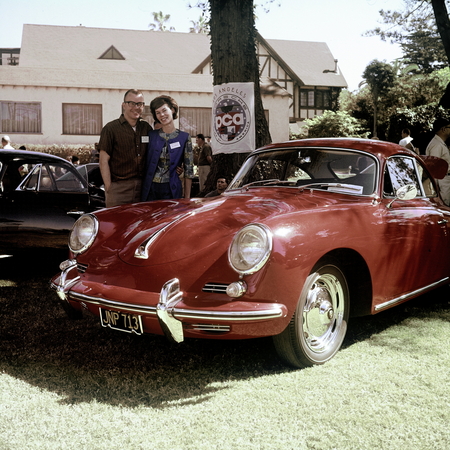 A Porsche club meeting in Del Mar, California, in 1963 A Porsche club meeting in Del Mar, California, in 1963