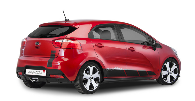Kia Rio mit Rallye-Optik Kia Rio mit Rallye-Optik