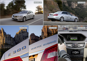 O Mercedes E300 Bluetec Hybrid produz 109g/km de CO2 a partir de um motor híbrido a gasóleo