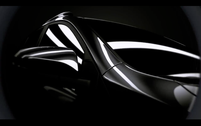 The car appears to maybe be a little more angular The car appears to maybe be a little more angular
