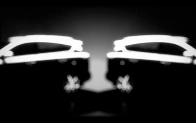 The video shows some blurry views of the car The video shows some blurry views of the car