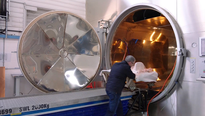 Autoclaves are used to cure the carbon fiber Autoclaves are used to cure the carbon fiber
