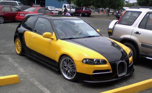 92 Honda Civic thinks its a Veyron, makes us chuckle 92 Honda Civic thinks its a Veyron, makes us chuckle
