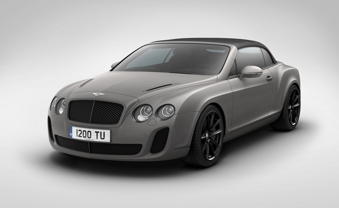 Bentley Continental Supersports Convertible 'Ice Speed Record' Edition Bentley Continental Supersports Convertible 'Ice Speed Record' Edition