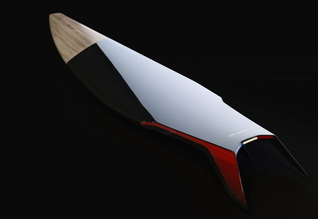 The rear is carbon fiber The rear is carbon fiber