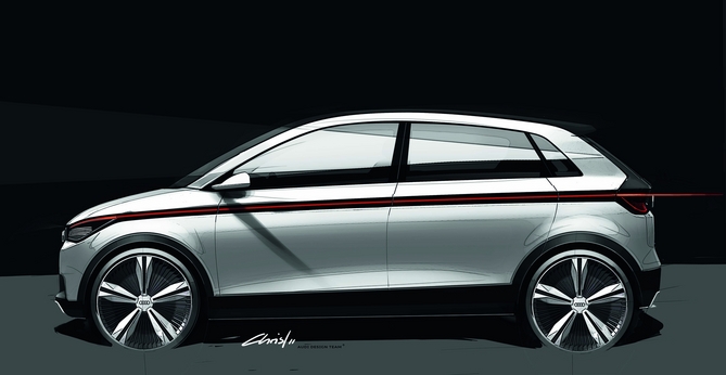 Audi Brings A2 Electric Car Concept to Frankfurt Audi Brings A2 Electric Car Concept to Frankfurt