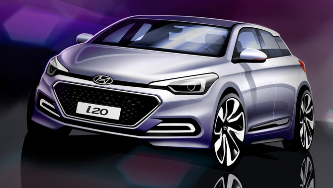 The new i20 will be unveiled at the Paris Motor Show in October The new i20 will be unveiled at the Paris Motor Show in October