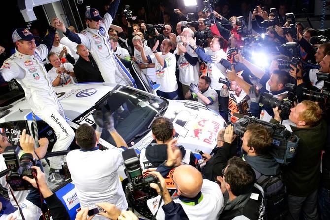 Volkswagen Motorsport could still win the manufacturers' championship and has a lead. Volkswagen Motorsport could still win the manufacturers' championship and has a lead.