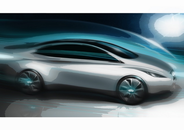 Infiniti Releases Second Teaser Image of EV Luxury Electric Sedan Infiniti Releases Second Teaser Image of EV Luxury Electric Sedan