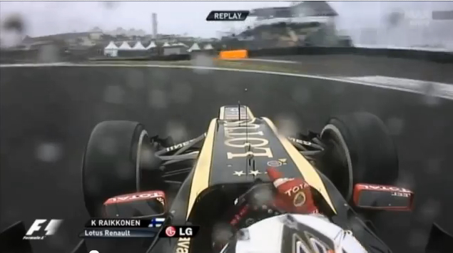 Raikkonen verirrt sich in Interlagos Raikkonen verirrt sich in Interlagos