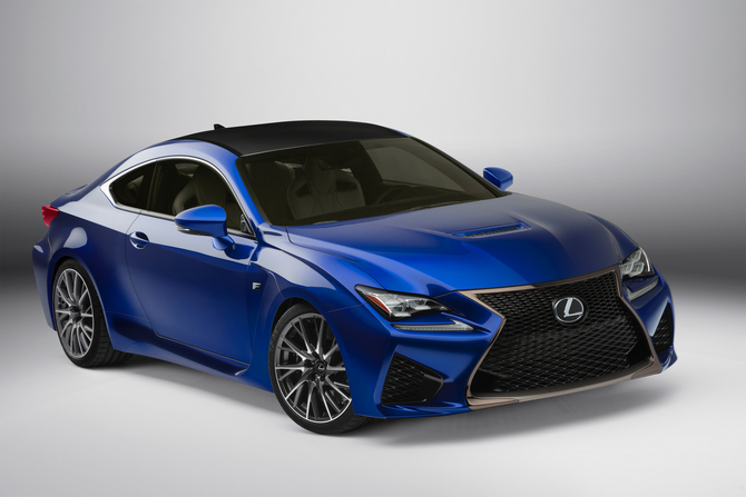 The RC F has a mostly unique body compared to the standard RC The RC F has a mostly unique body compared to the standard RC