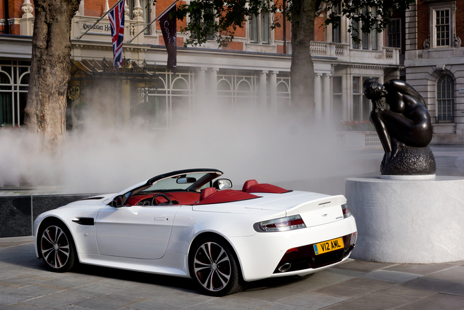 The V12 version gets a rear diffuser The V12 version gets a rear diffuser