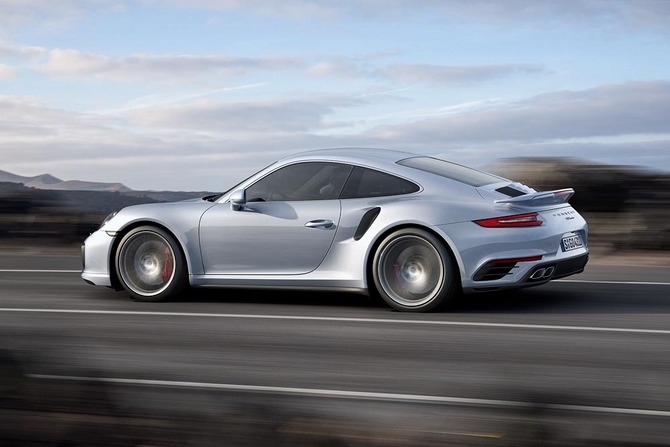 The new 911 Turbo and Turbo S follow the design of the current Carrera models The new 911 Turbo and Turbo S follow the design of the current Carrera models
