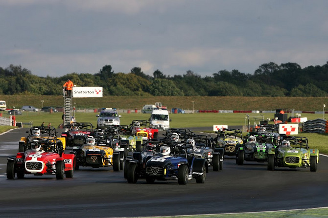 Caterham is very successful in one-make racing Caterham is very successful in one-make racing