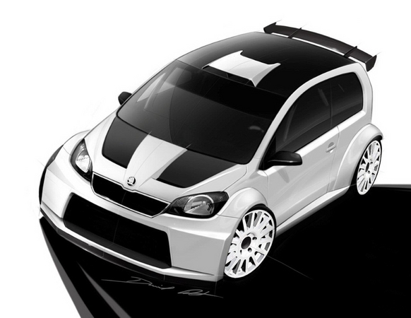 SKODA Citigo Rally Car impressionne par son pare-chocs massif SKODA Citigo Rally Car impressionne par son pare-chocs massif
