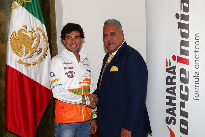 Sahara Force India contratou Sergio Perez para as próximas temporadas Sahara Force India contratou Sergio Perez para as próximas temporadas