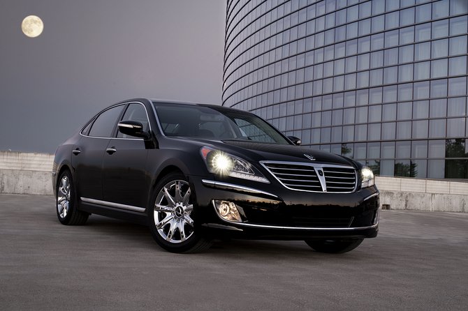 O modelo topo de gama da Hyundai é o Equus O modelo topo de gama da Hyundai é o Equus