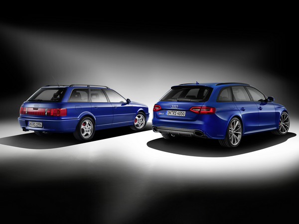 RS4 Avant Nogaro side-by-side with the Avant RS2 RS4 Avant Nogaro side-by-side with the Avant RS2