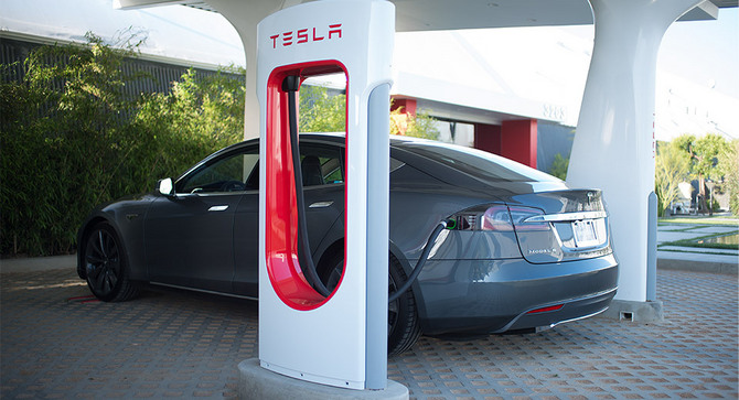 The Supercharger allows for two to three hours of driving from a 30 minute charge The Supercharger allows for two to three hours of driving from a 30 minute charge