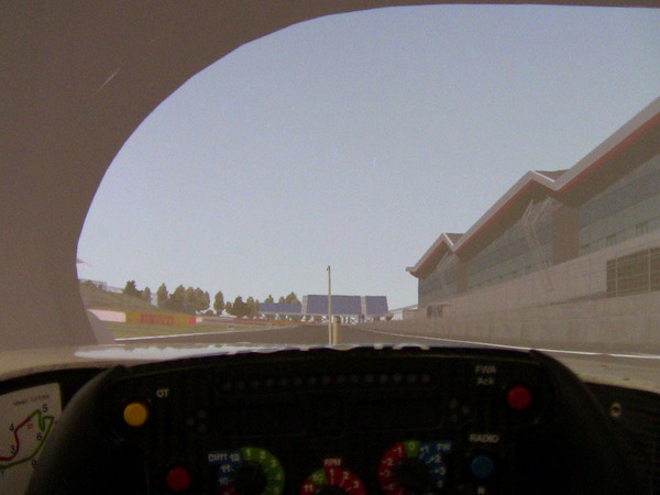 The steering wheel comes from the TS030 to get drivers used to it The steering wheel comes from the TS030 to get drivers used to it