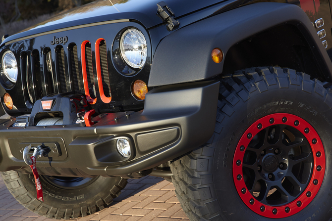 Jeep Wrangler Level Red Jeep Wrangler Level Red