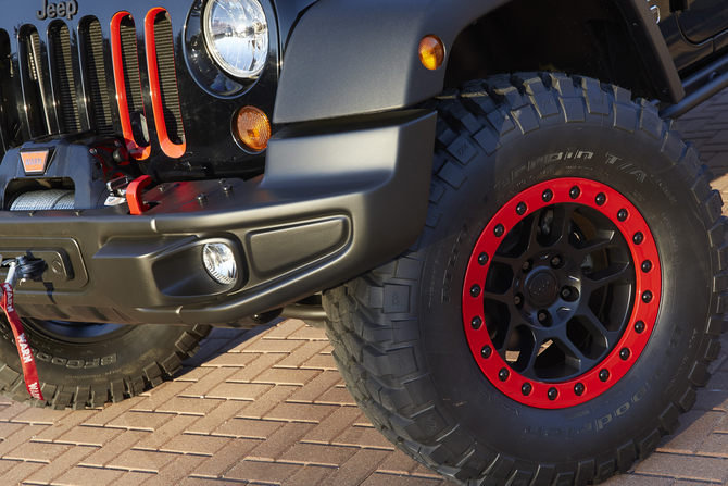 Jeep Wrangler Level Red Jeep Wrangler Level Red