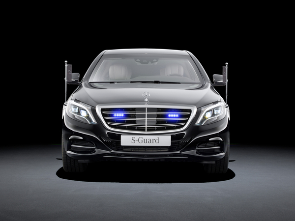 the vehicle features the same lines of the S-Class, as well as the same design of front and rear lights the vehicle features the same lines of the S-Class, as well as the same design of front and rear lights