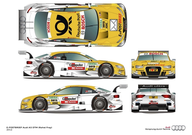 Audi Reveals 2012 A5 DTM Liveries from Red Bull, Playboy, Autotest and More Audi Reveals 2012 A5 DTM Liveries from Red Bull, Playboy, Autotest and More