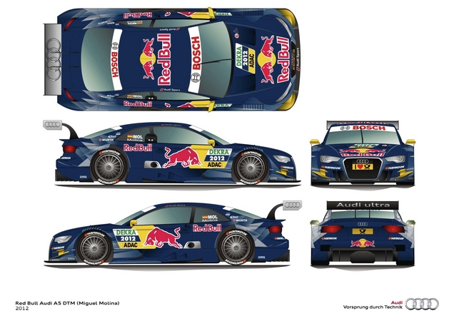 Audi Reveals 2012 A5 DTM Liveries from Red Bull, Playboy, Autotest and More Audi Reveals 2012 A5 DTM Liveries from Red Bull, Playboy, Autotest and More