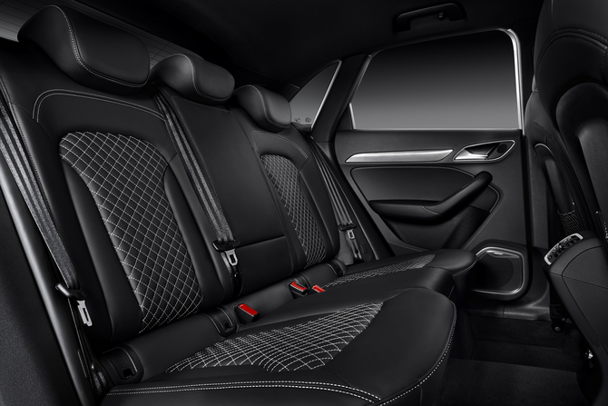 Black leather and Alcantara is standard Black leather and Alcantara is standard