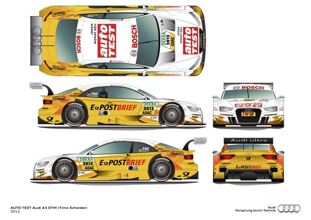 Audi Reveals 2012 A5 DTM Liveries from Red Bull, Playboy, Autotest and More Audi Reveals 2012 A5 DTM Liveries from Red Bull, Playboy, Autotest and More