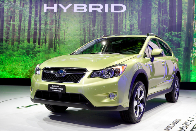 The hybrid also gets start/stop The hybrid also gets start/stop