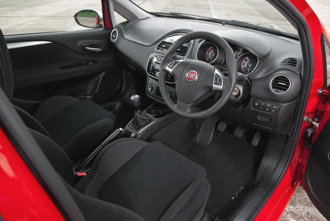 A leather-covered steering wheel comes with all but the most basic version A leather-covered steering wheel comes with all but the most basic version
