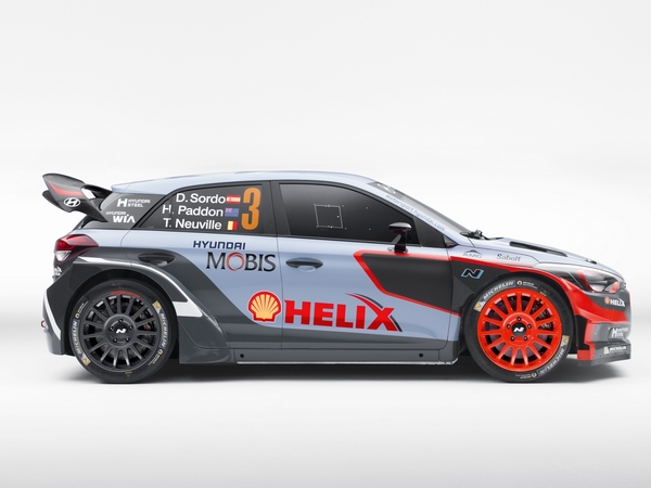 In 2016 Hyundai will compete in all rounds of the WRC with three cars that will be driven by Dani Sordo, Hayden Paddon and Thierry Neuville In 2016 Hyundai will compete in all rounds of the WRC with three cars that will be driven by Dani Sordo, Hayden Paddon and Thierry Neuville