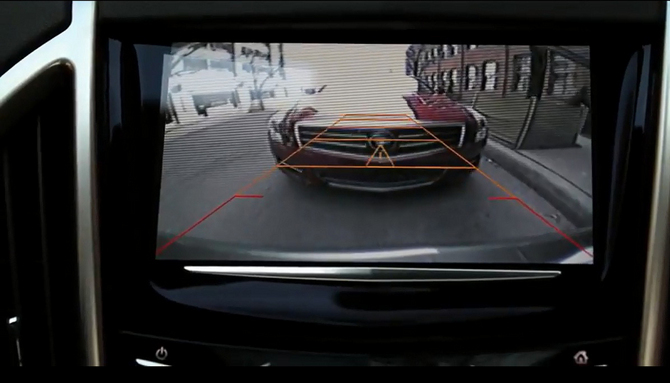 The cars also get a rearview camera that displays where the car is going The cars also get a rearview camera that displays where the car is going