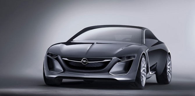 O Monza tem um design com uma frente vincada e uma traseira relativamente volumosa