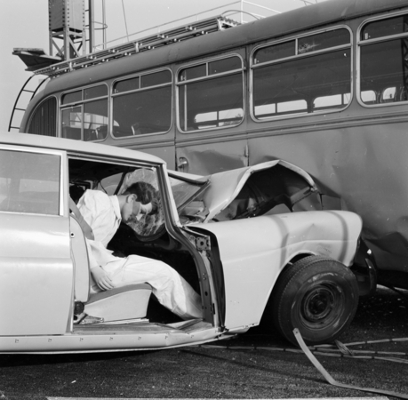 Mercedes pioneered crash testing Mercedes pioneered crash testing