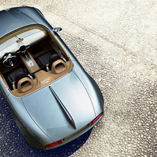 MINI was responsible for the exterior design of the two-seater and Touring Superleggera was in charge of molding the body