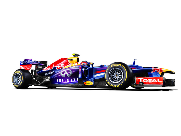 The RB9 gets a new livery for 2013 The RB9 gets a new livery for 2013